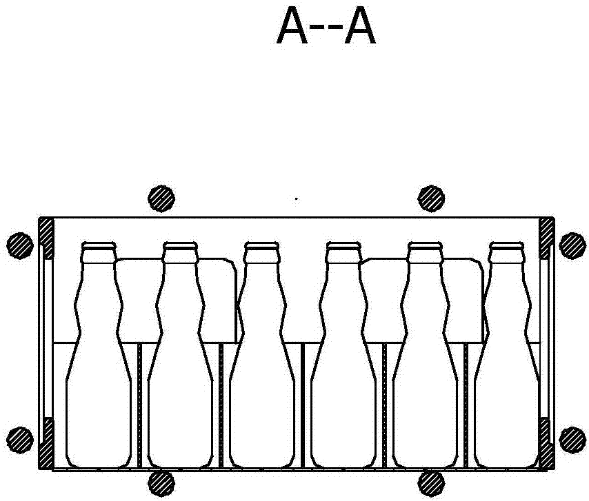 Spiral bottle box integral ultrasonic cleaning machine and method thereof