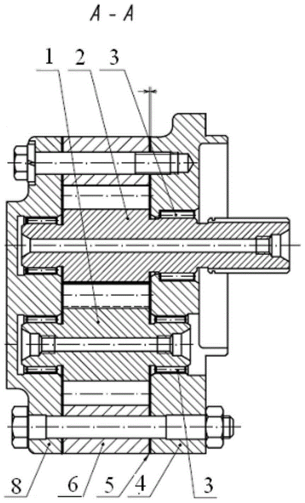 External-meshed gear pump and hydrodynamic transmission hydraulic system