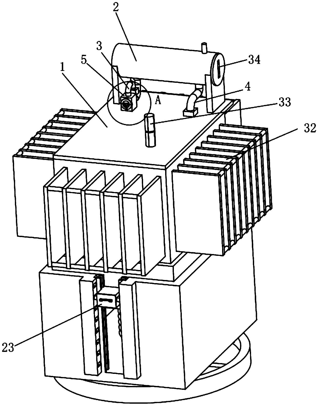 Explosion-proof oil-immersed transformer