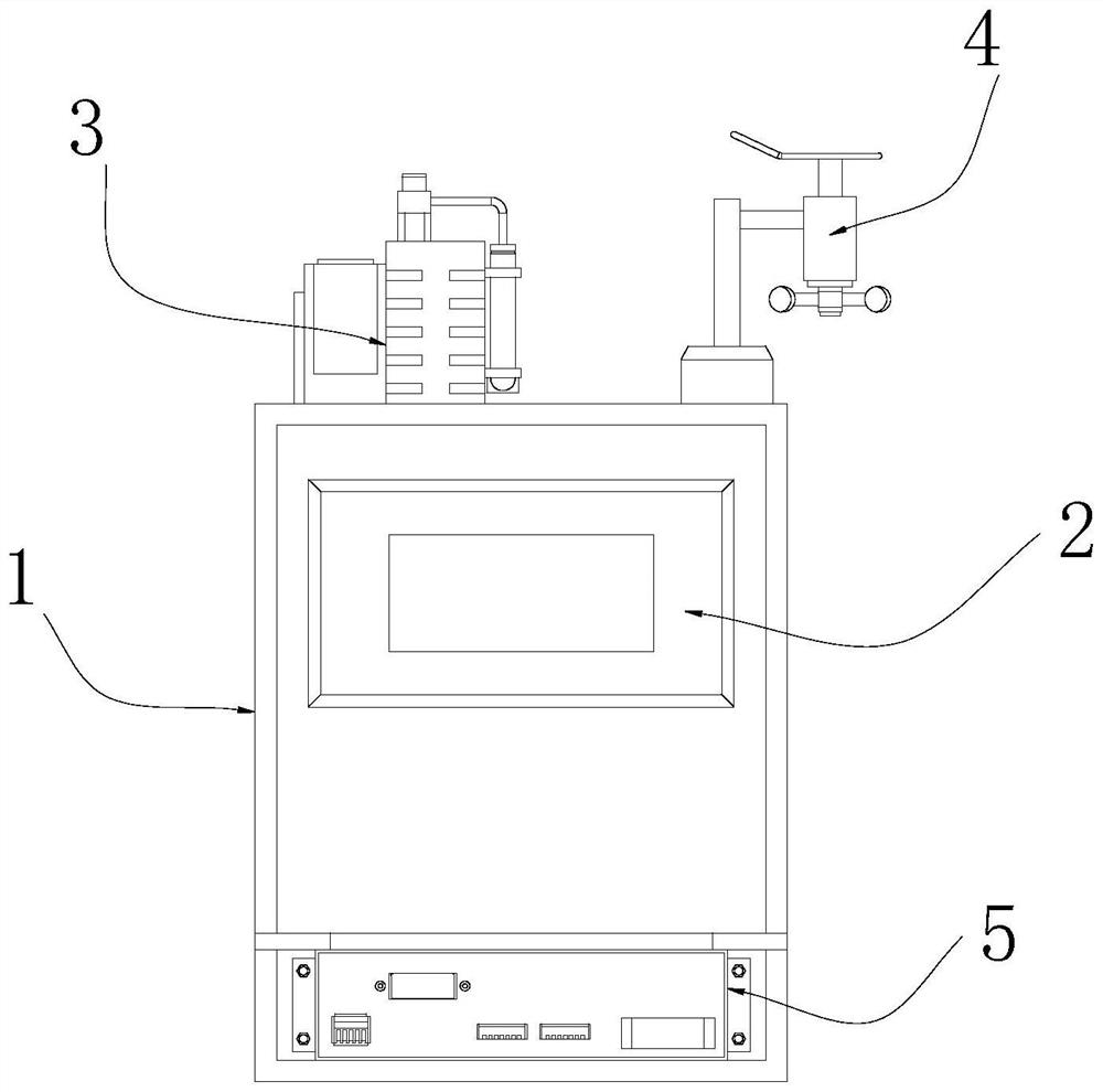 Atmospheric environment acid mist analysis monitoring device