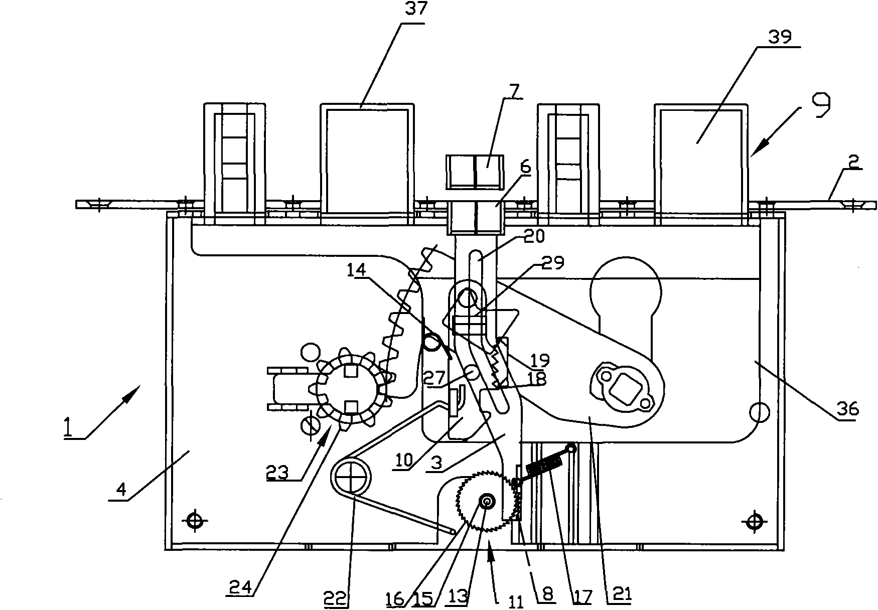 Lock-out control mechanism and linked door lock having same