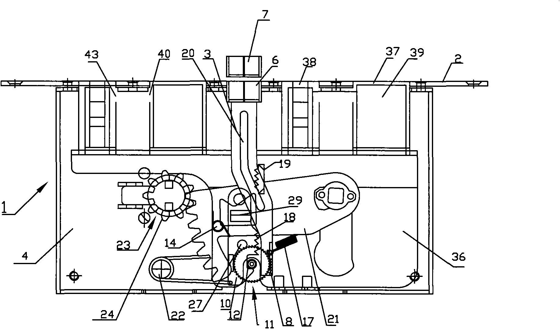 Lock-out control mechanism and linked door lock having same