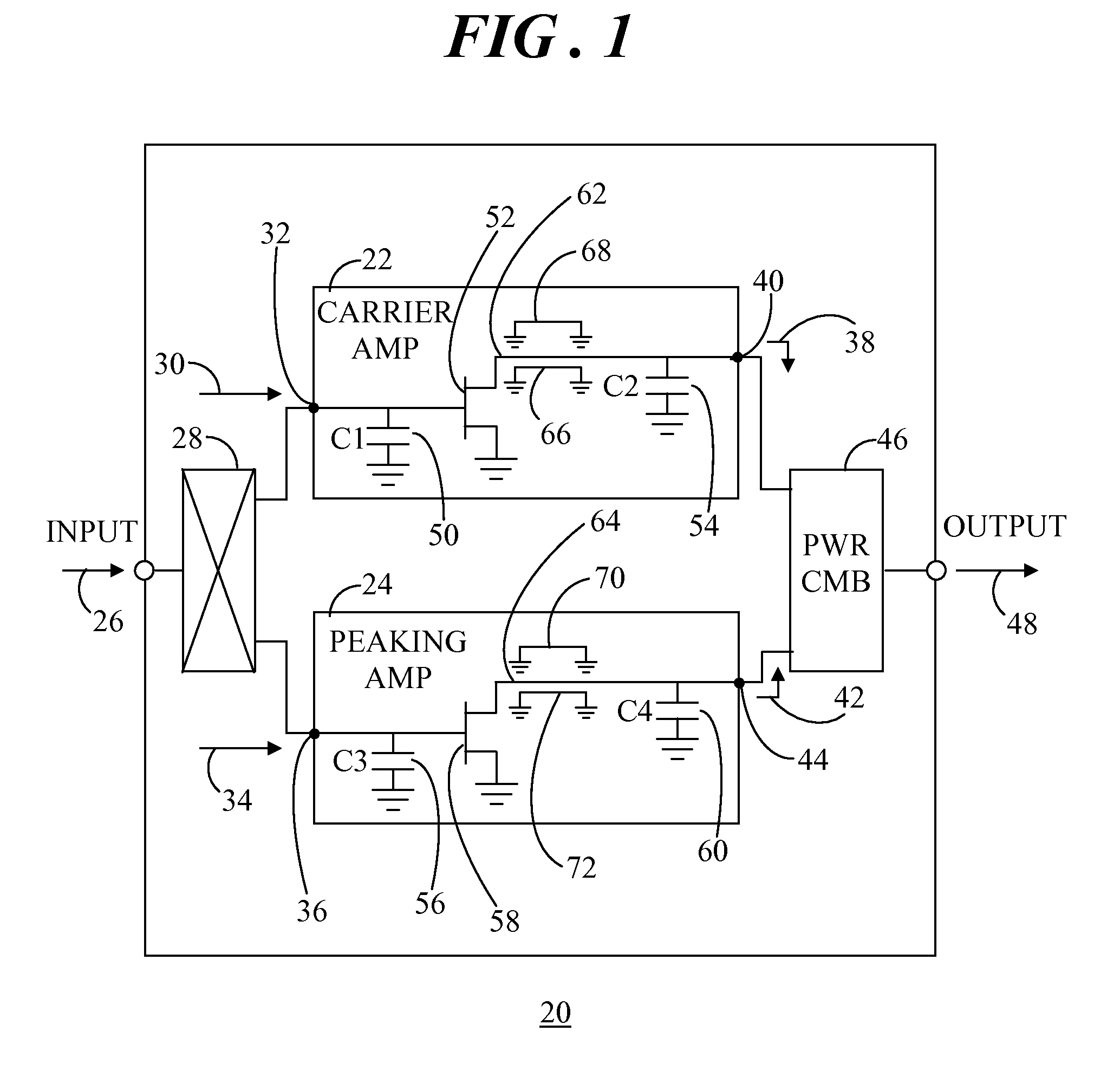 Semiconductor package with reduced inductive coupling between adjacent bondwire arrays
