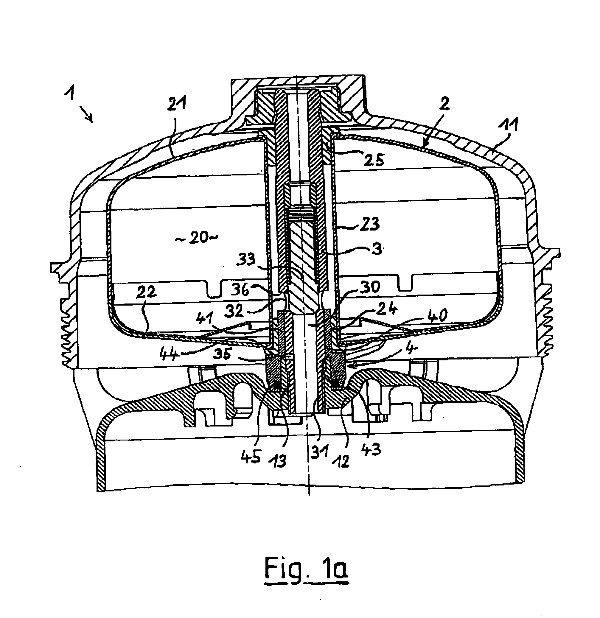 Centrifuge for the purification of lubricating oil of an internal-combustion engine