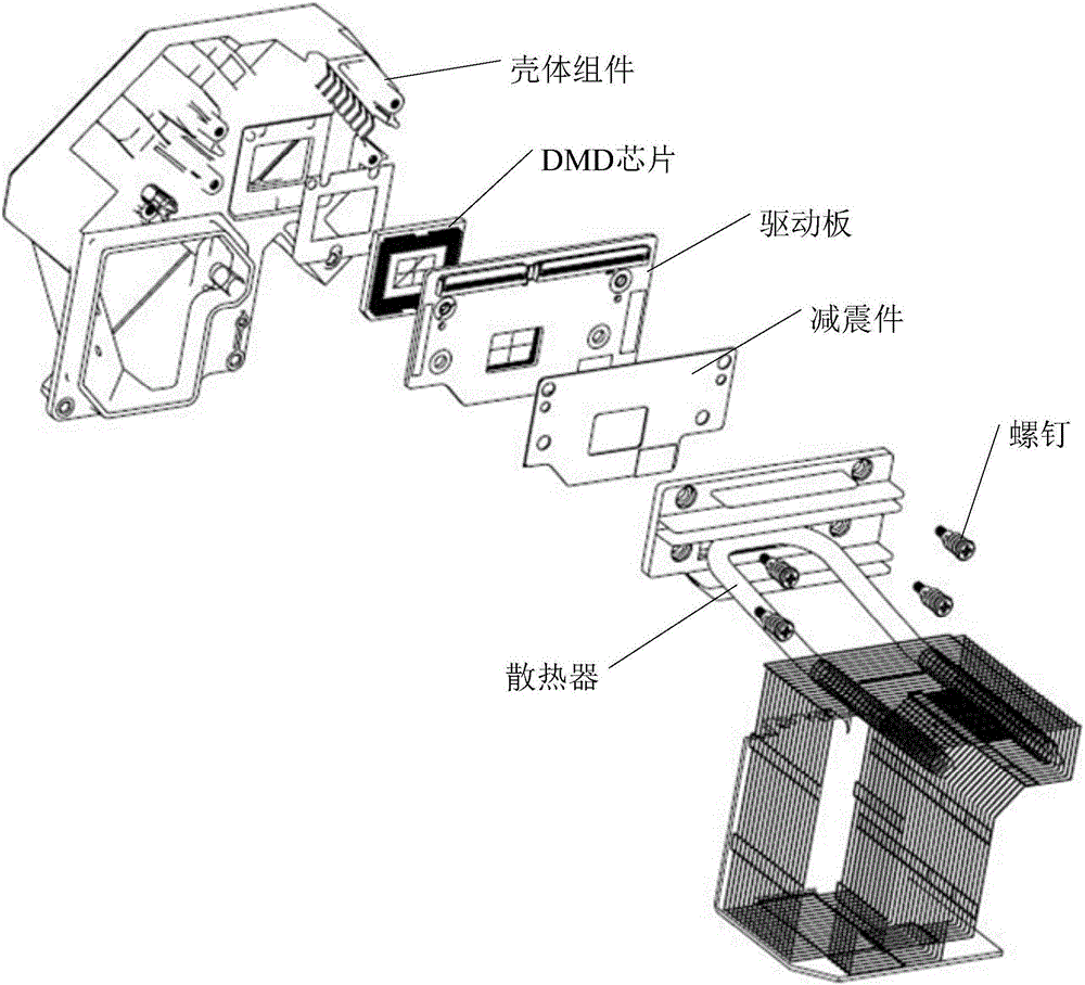 DMD module, DLP machine and DLP projection device