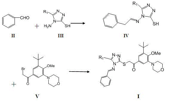 Triazole Schiff base compounds as well as preparation methods and applications of triazole Schiff base compounds