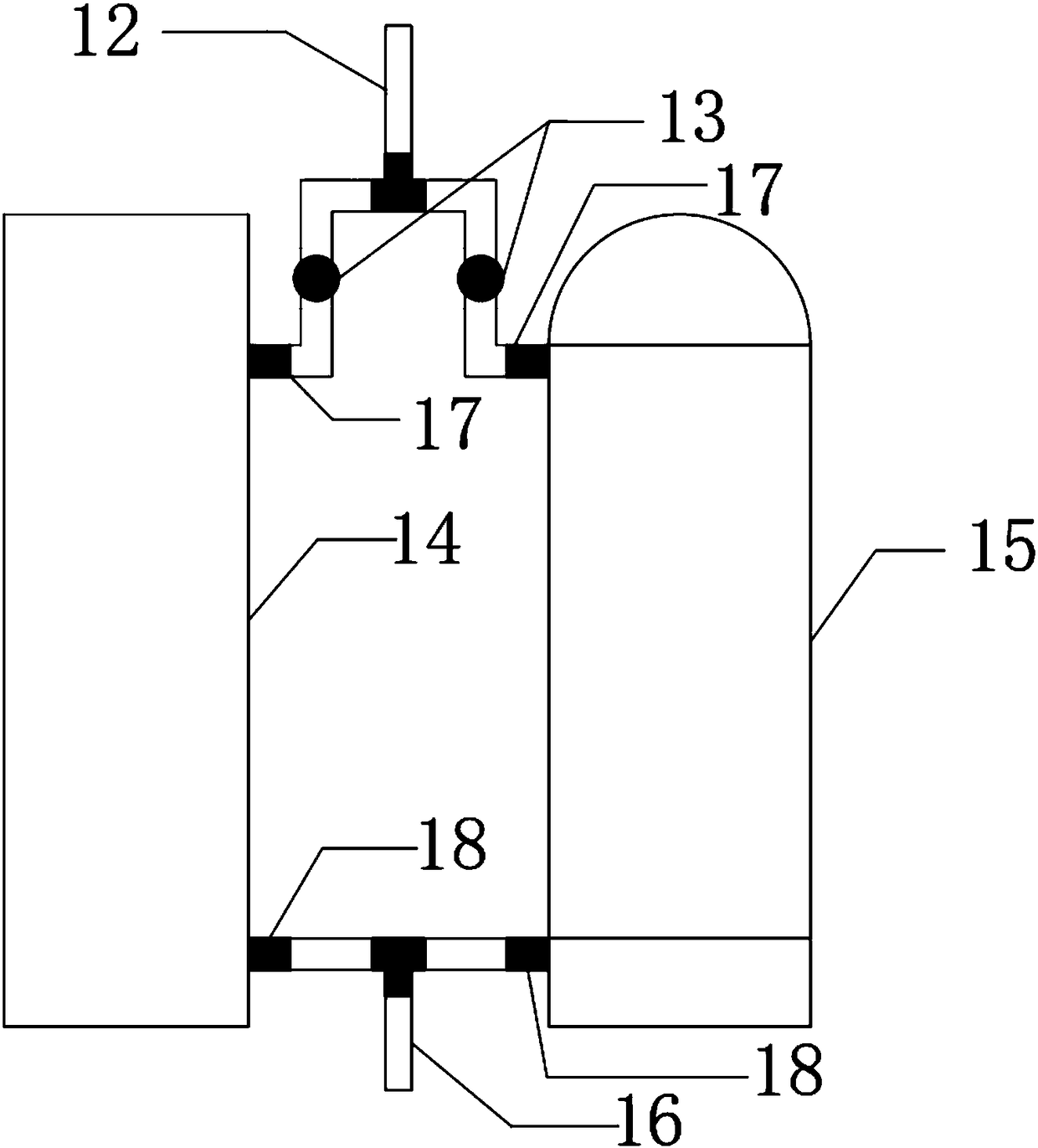 Detection instrument for soil pollutants as well as detection method