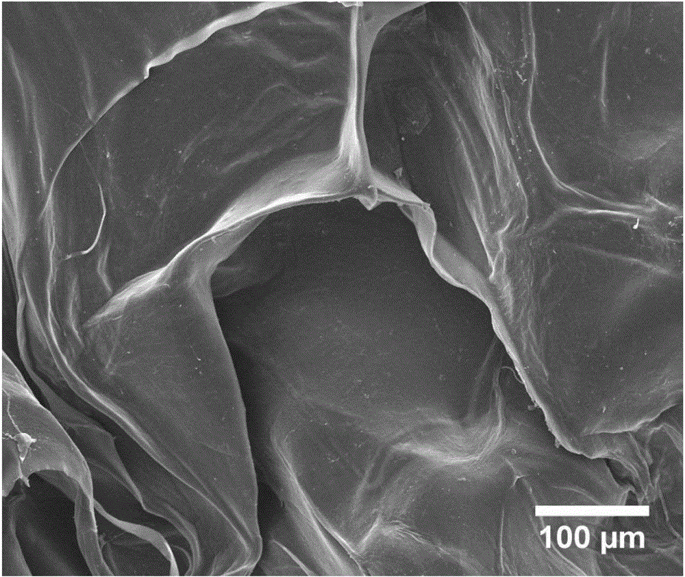 Collagen sponge rich in calcium ion on surface and preparation method thereof