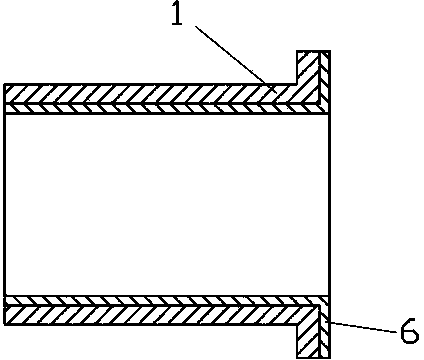 Mould and method for manufacturing bimetal plain thrust sliding bearing blank and manufacturing method thereof