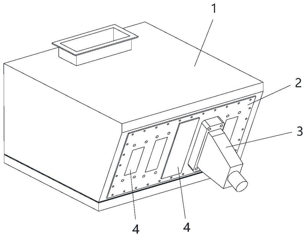 Modular end part junction box of railway vehicle and railway vehicle