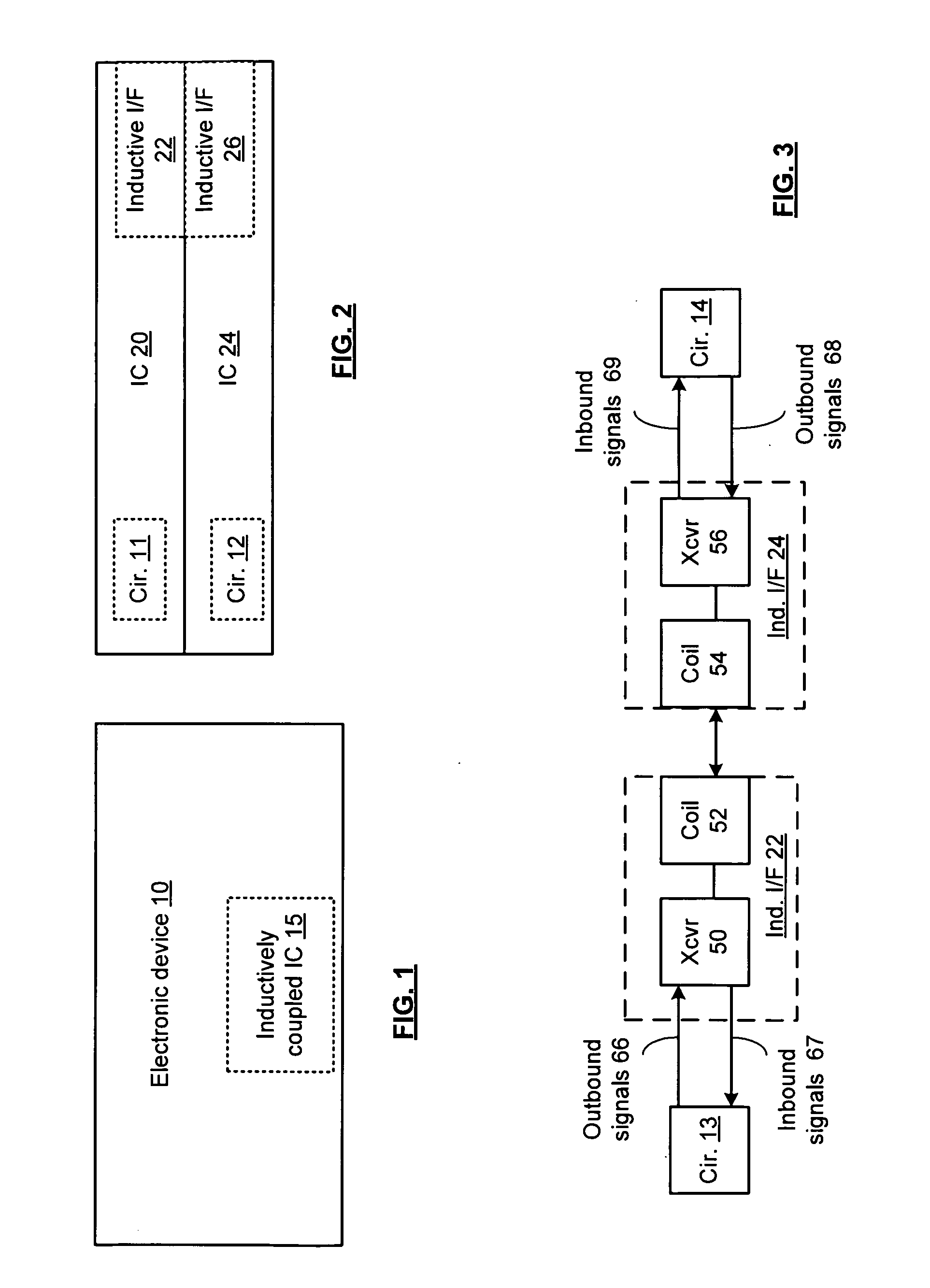 Integrated circuit with millimeter wave and inductive coupling and methods for use therewith