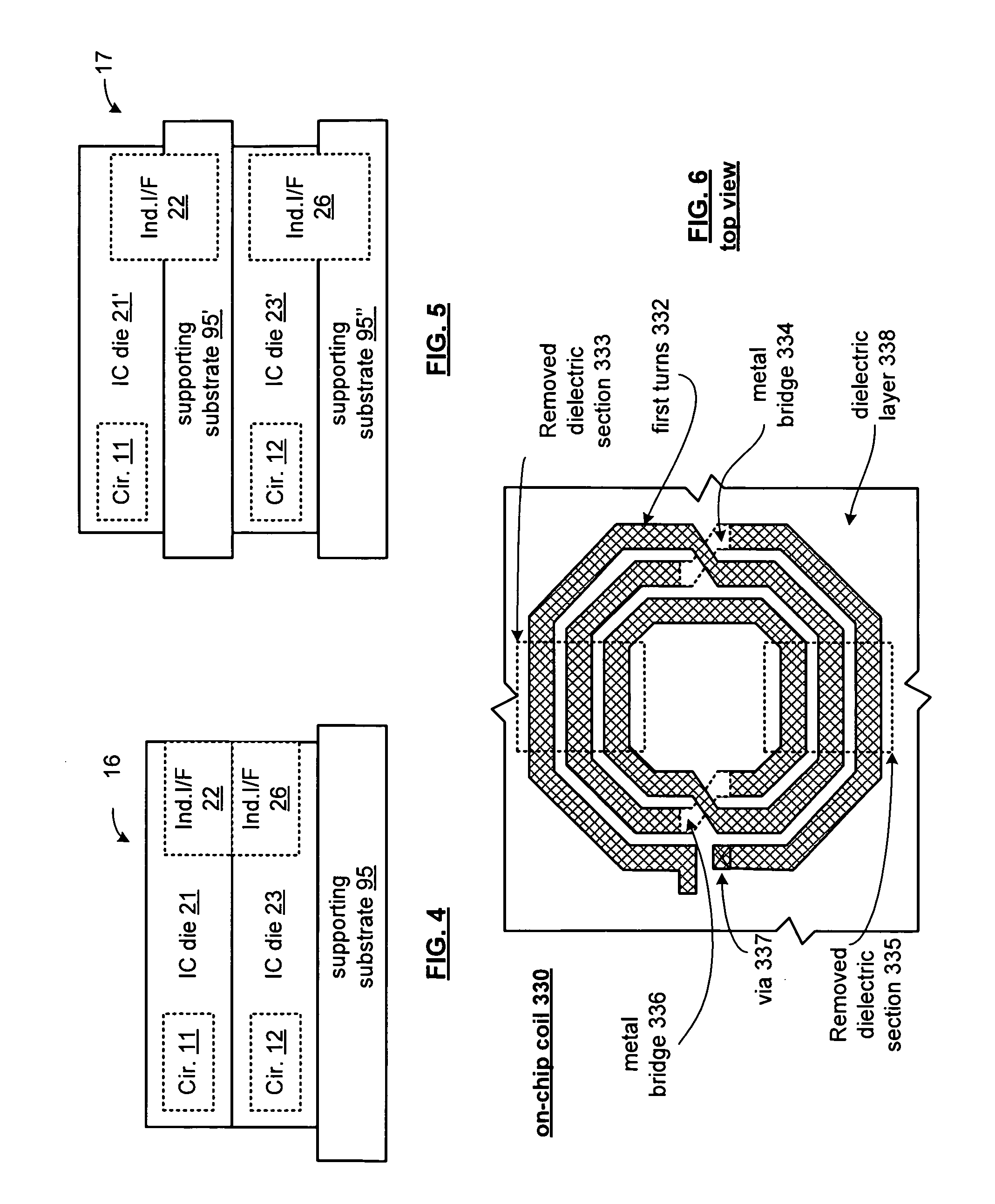 Integrated circuit with millimeter wave and inductive coupling and methods for use therewith