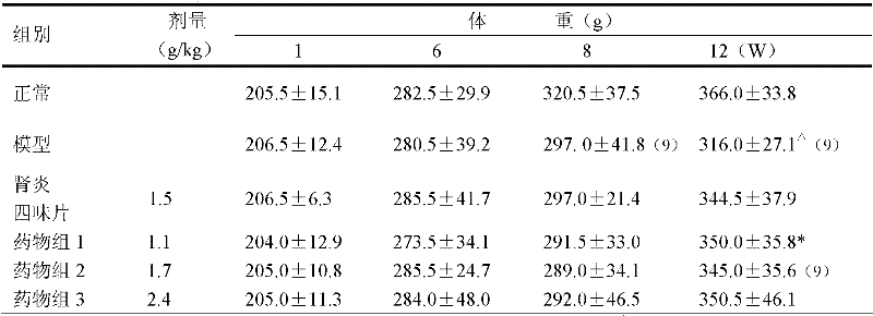 Traditional Chinese medicine composition for treating nephritic hematuria