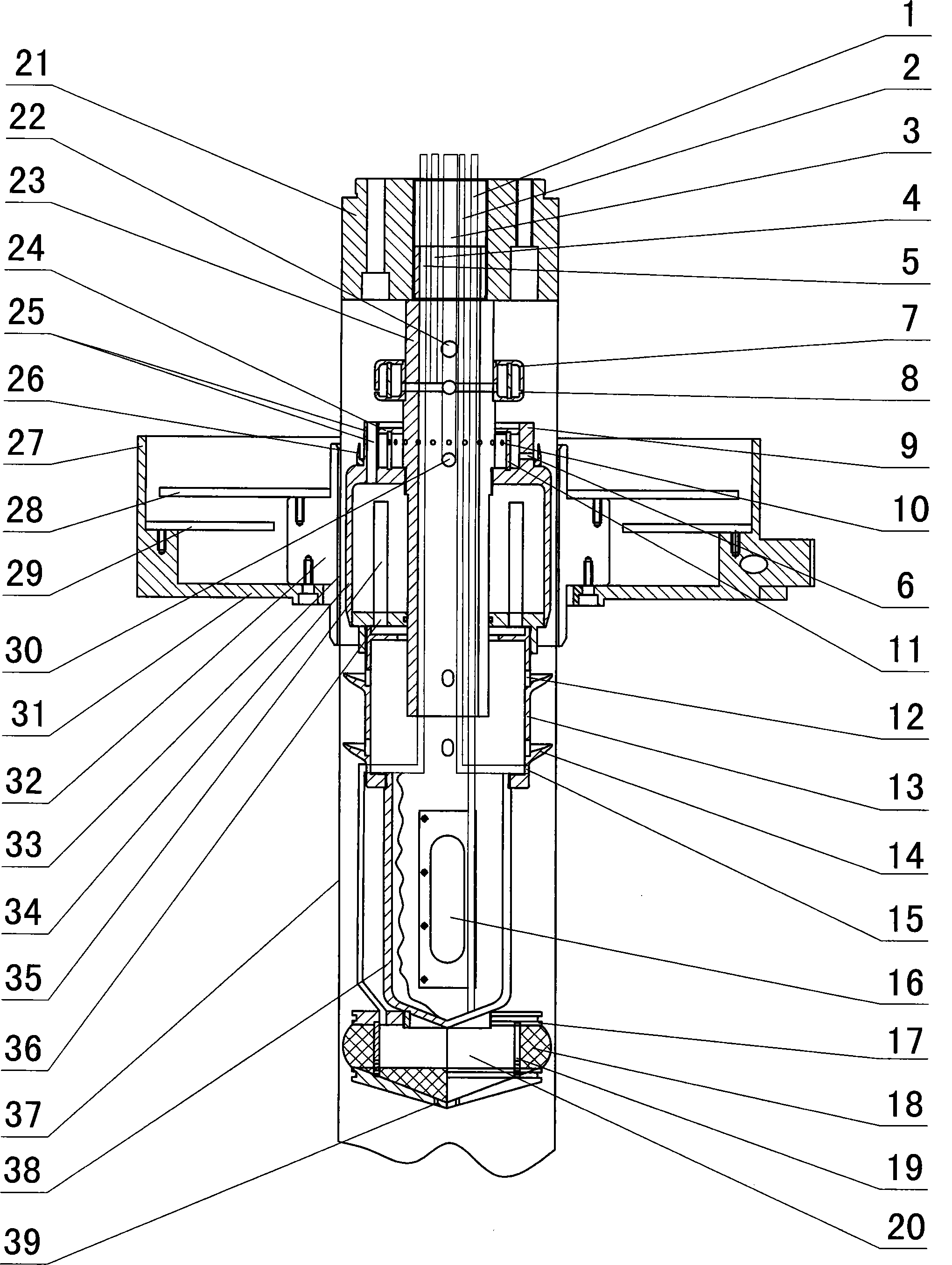 Film cooling forming device of film-blowing machine