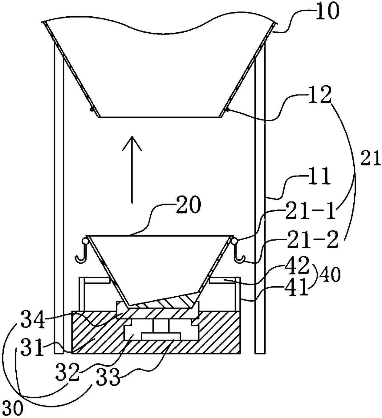 Rapid disassembling type rapid collecting and dust-removing device