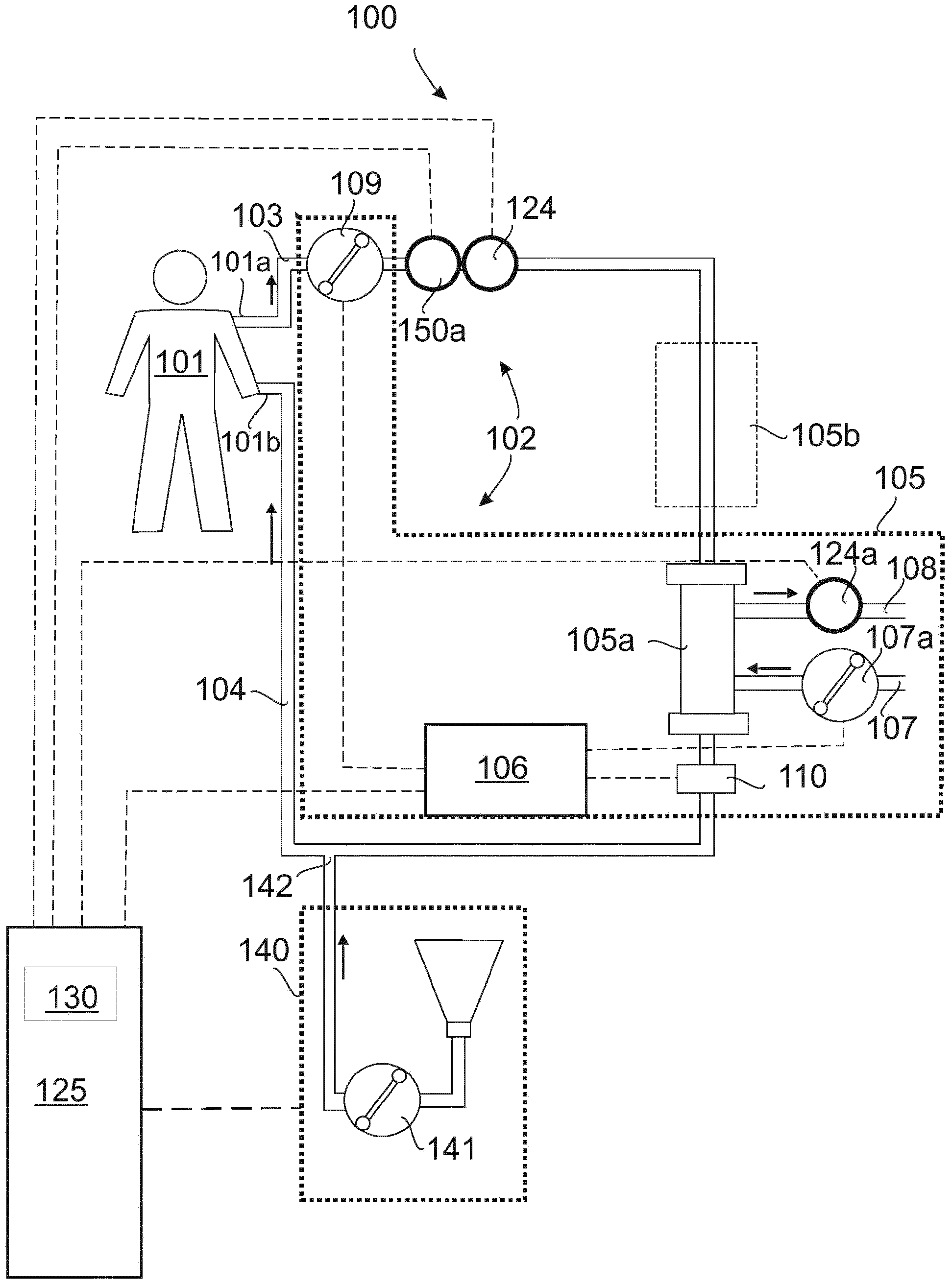 Safety apparatus for extracorporeal blood treatment