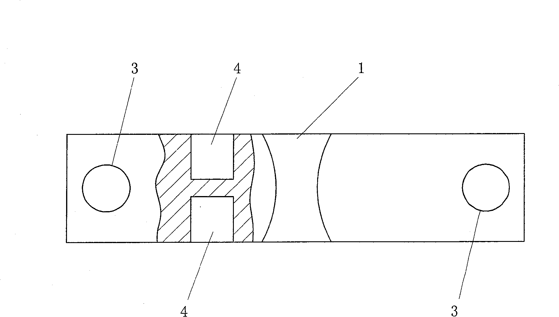 QS-4 elastic body processing technique for sensor