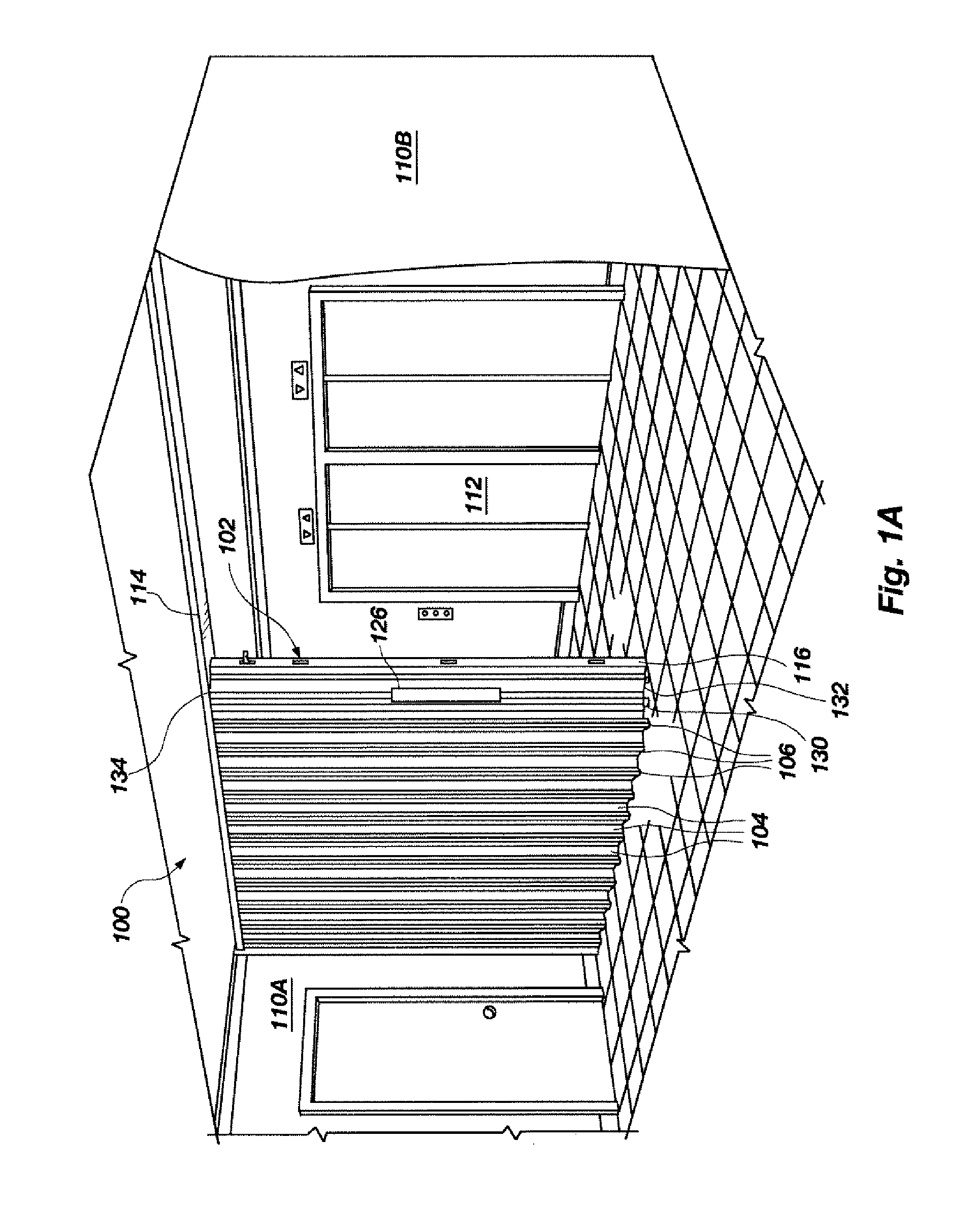 Method, apparatus and system for controlling a movable partition