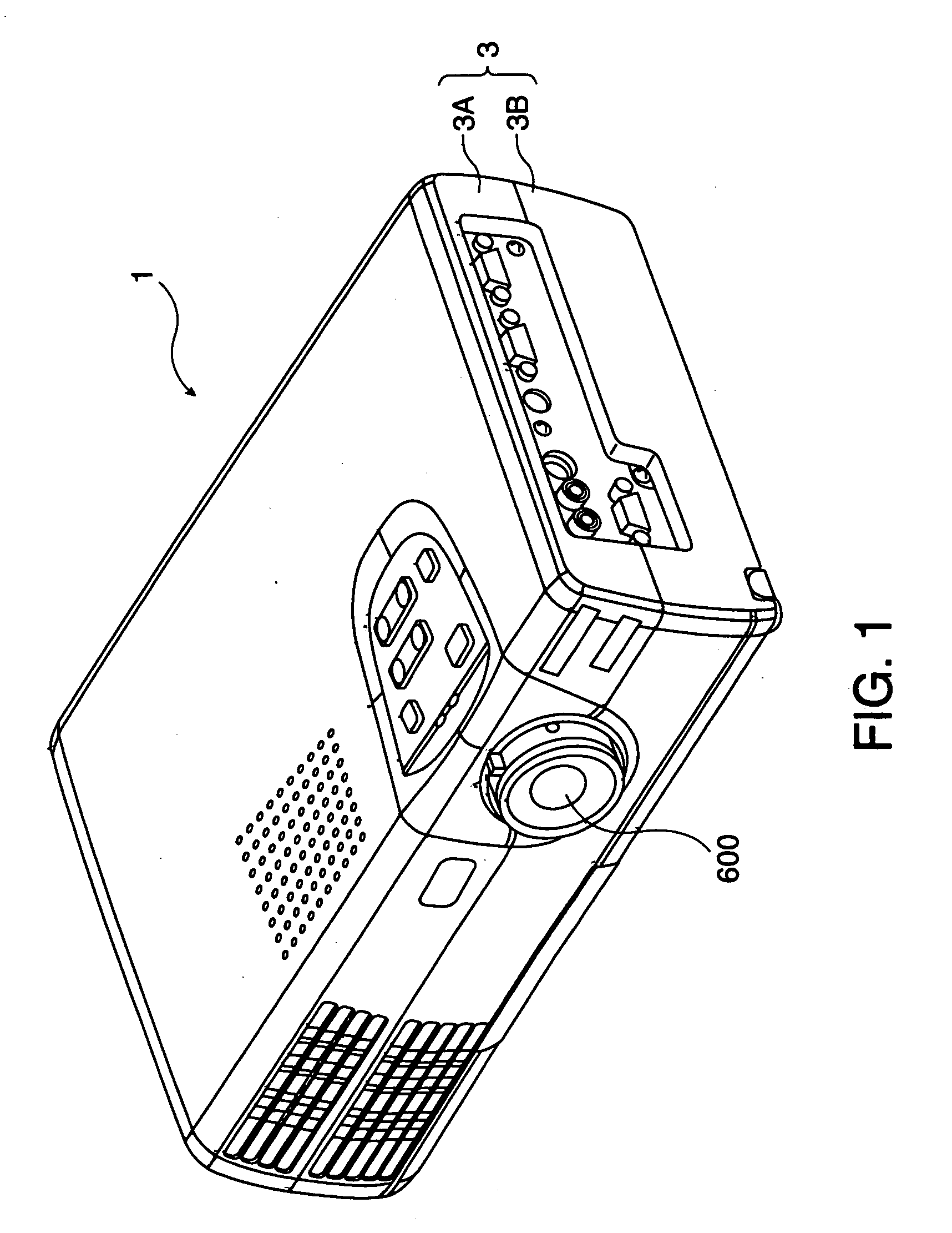Optical device and projector equipping the same