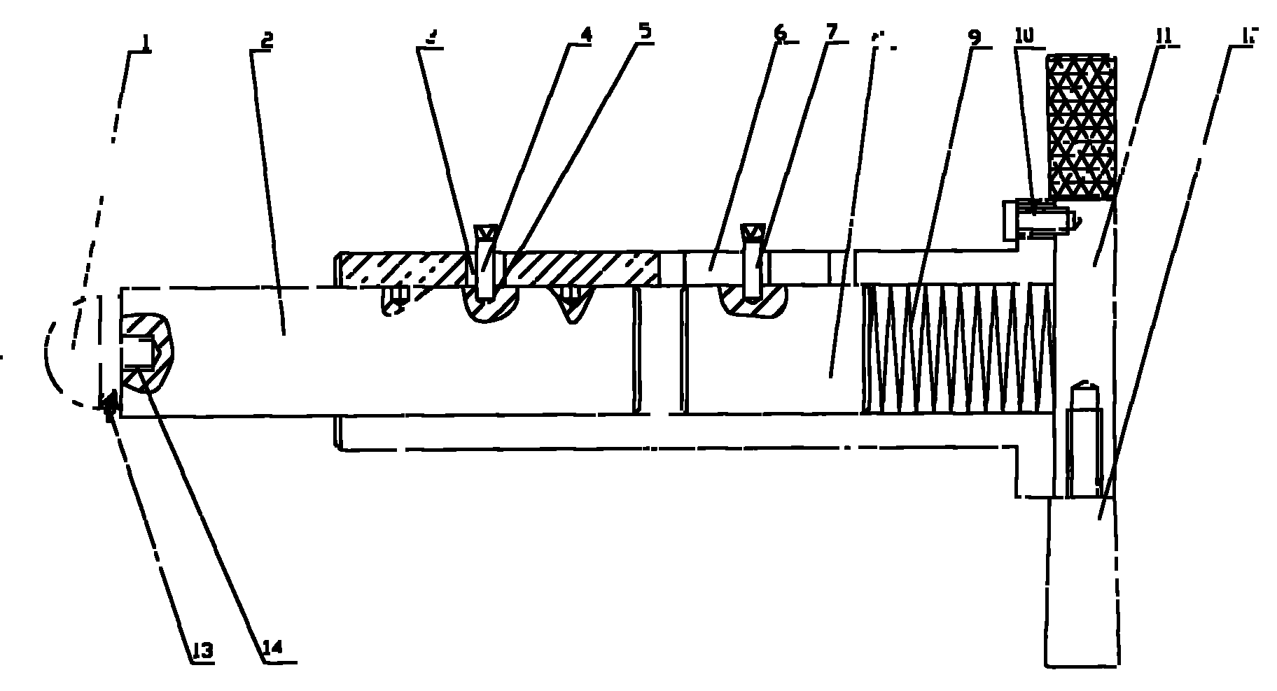 Two-bar impaction-regulating vibration excitor