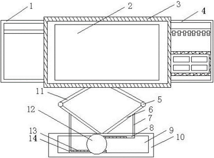 Multifunctional accessory and clothes cabinet