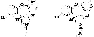 Preparation method of trans-5-chloro-2,3,3a,12b-tetrahydro-1H-dibenzo[2,3:6,7]oxepino[4,5-c]pyrrole