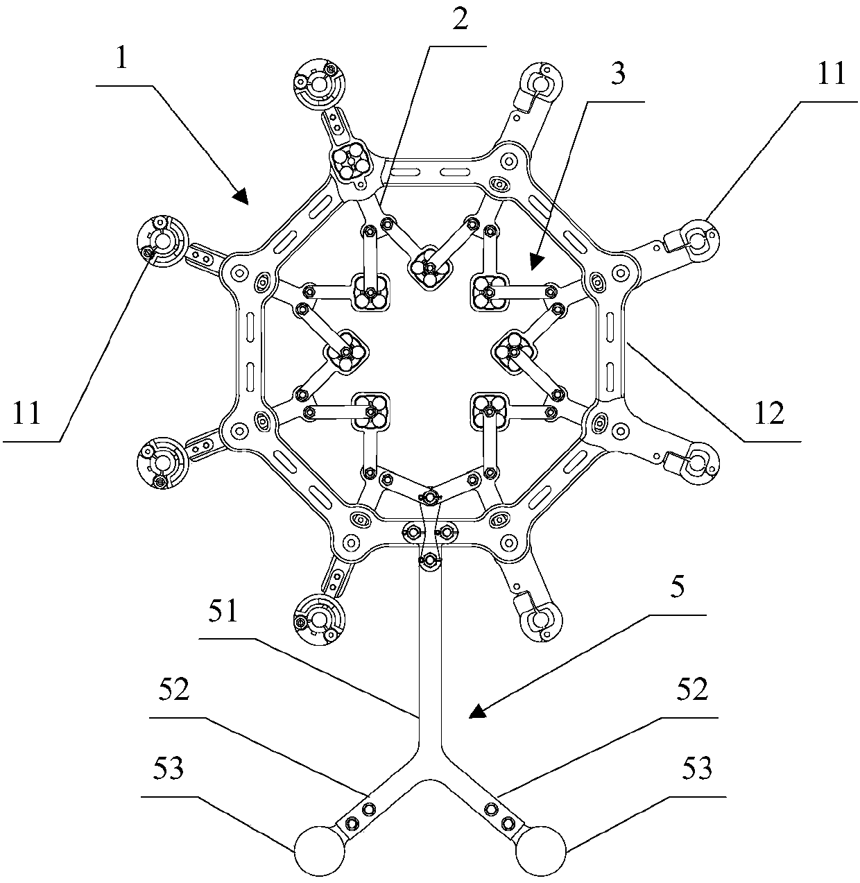 Combined anti-galloping device based on energy consumption and mismatching principle