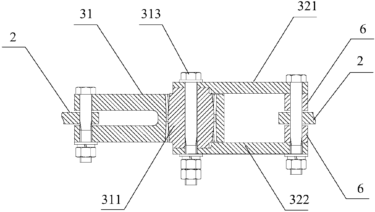 Combined anti-galloping device based on energy consumption and mismatching principle
