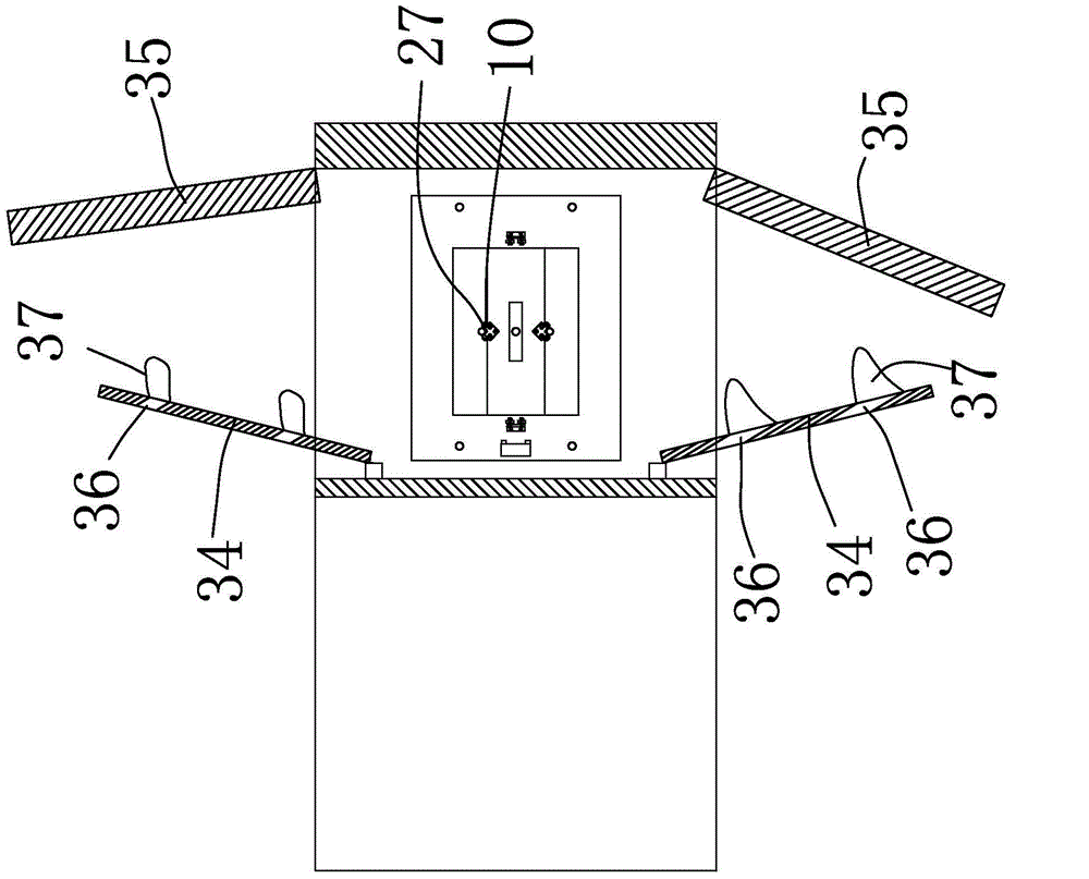 High/low-temperature durable double-door testing machine for measuring automotive water cut long-term compressive load