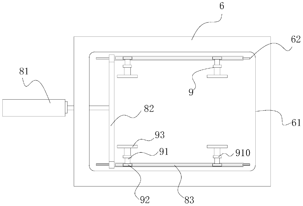 New energy automobile battery shell punch forming device