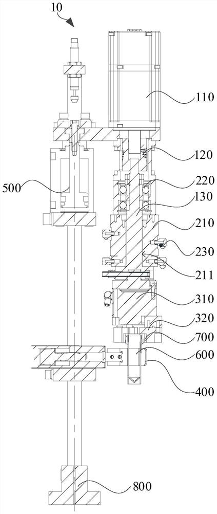 Screwing mechanism and control method thereof