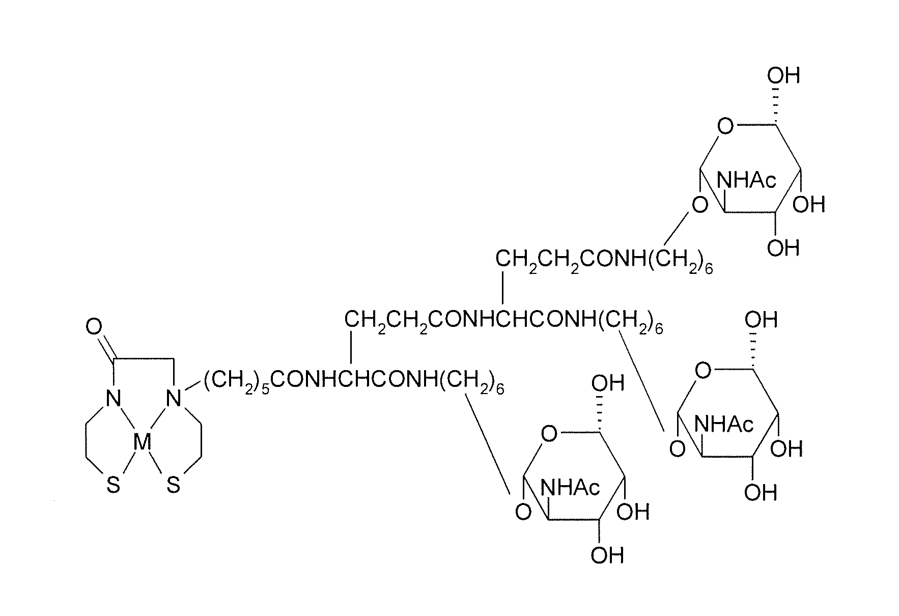 Precursor used for labeling hepatorcyte receptor and containing trisaccharide and diamide demercaptide ligand, method for preparing the same, radiotracer and pharmaceutical composition of the same