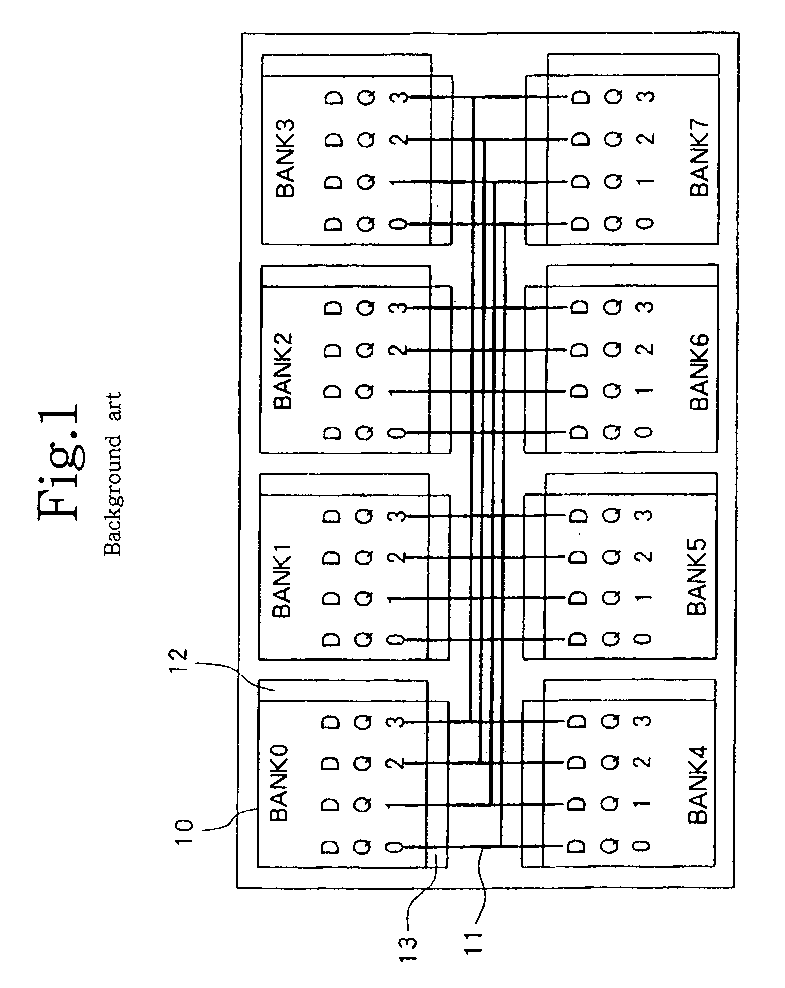 Stacked semiconductor memory device