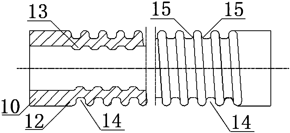 Automatic draining heat exchanger with screw extruding pipes