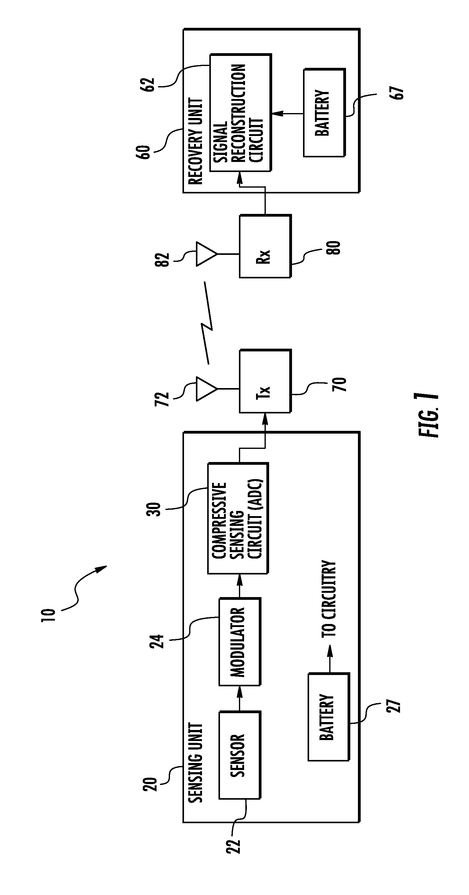 System with sub-nyquist signal acquisition and transmission and associated methods