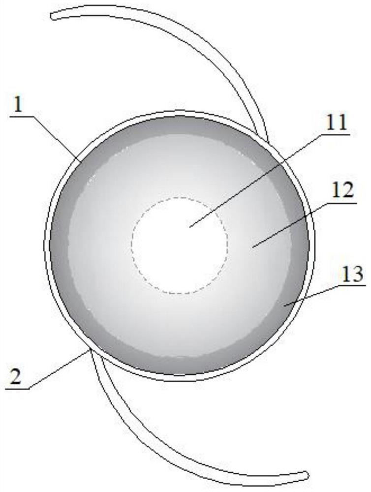 Colored intraocular lens