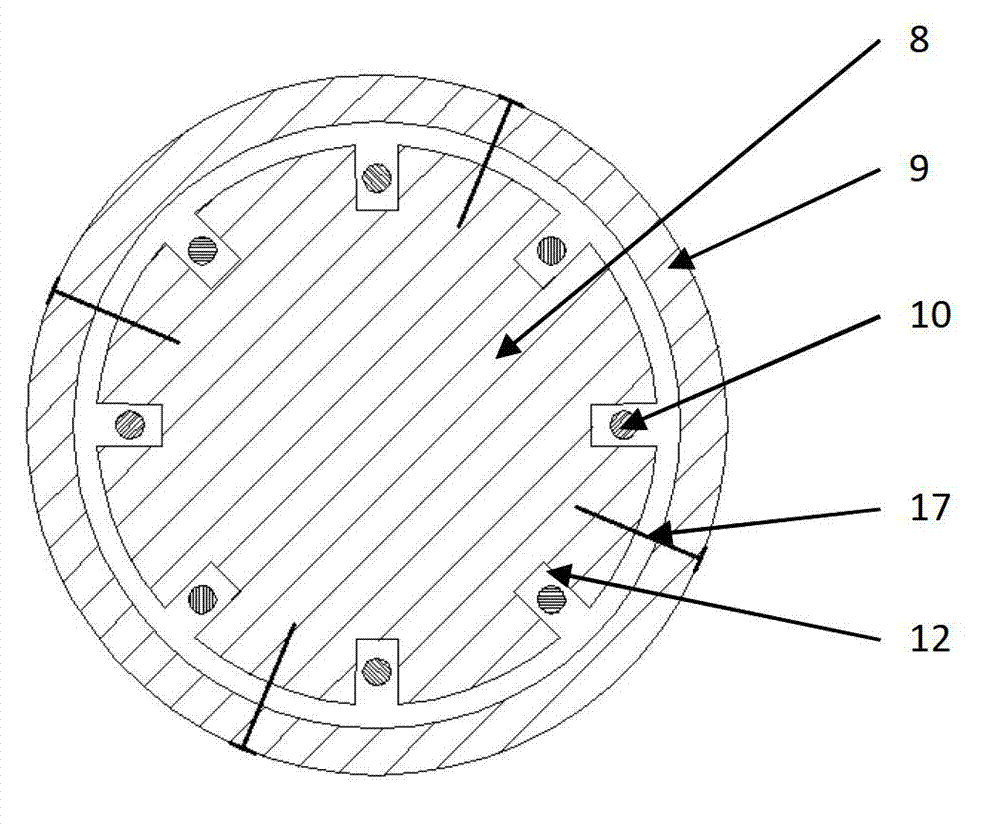 Automatic electric measurement type layered settlement instrument