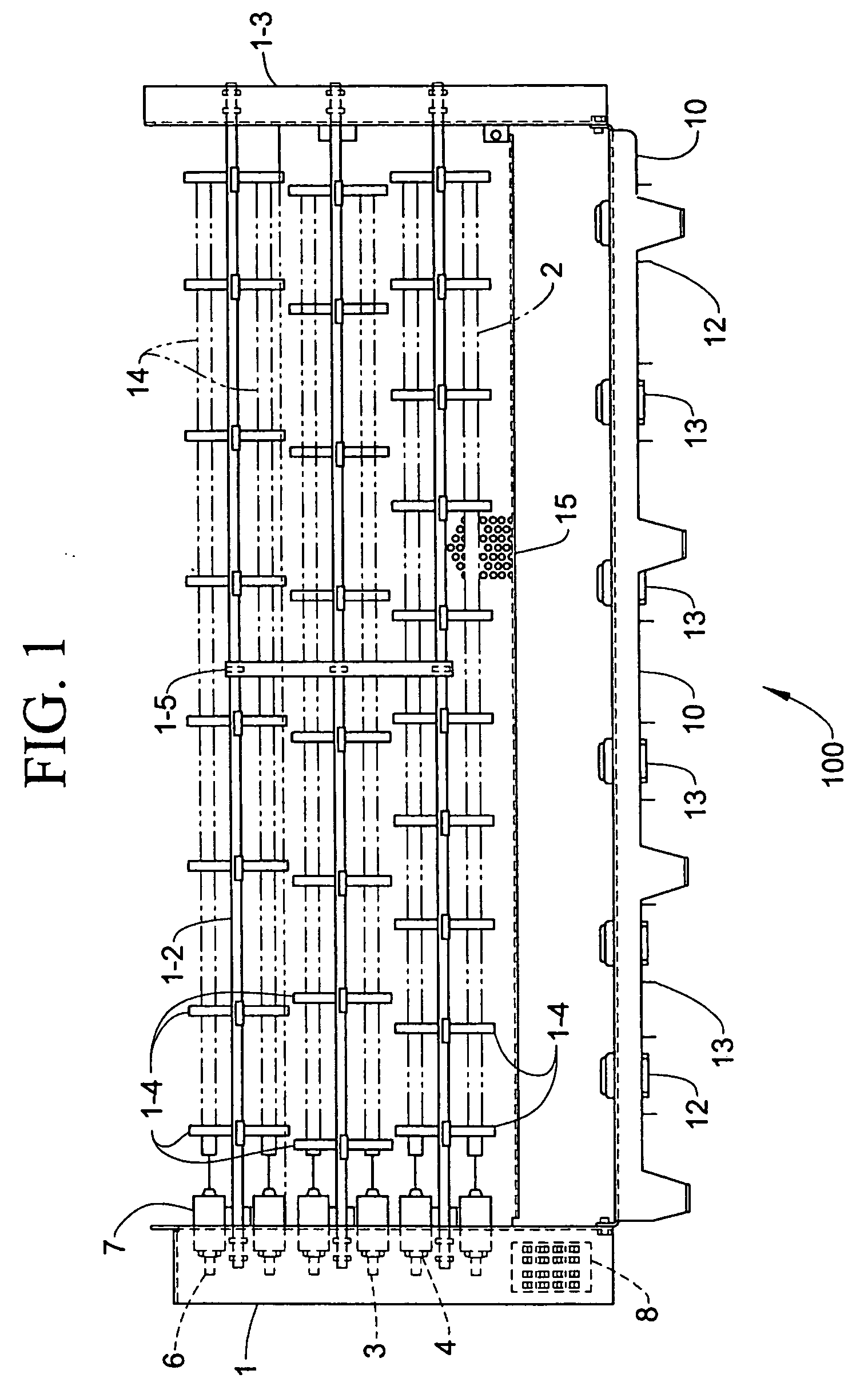 Heating or heating and air conditioning unit with noise abatement feature and method of use