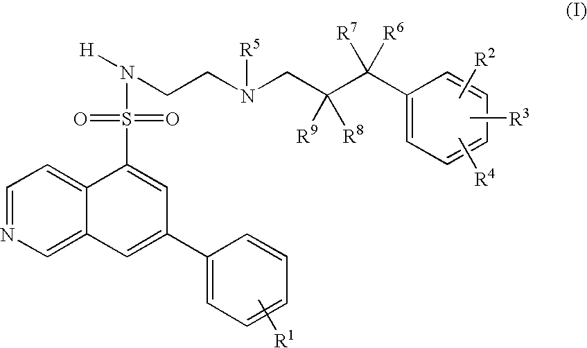 7-Phenyl-isoquinoline-5-sulfonylamino derivatives as inhibitors of akt (proteinkinase b)