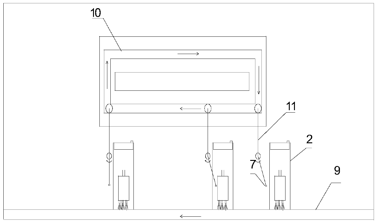 Temperature sensor tool applied to commodity inspection room and compressor winding temperature calibration method