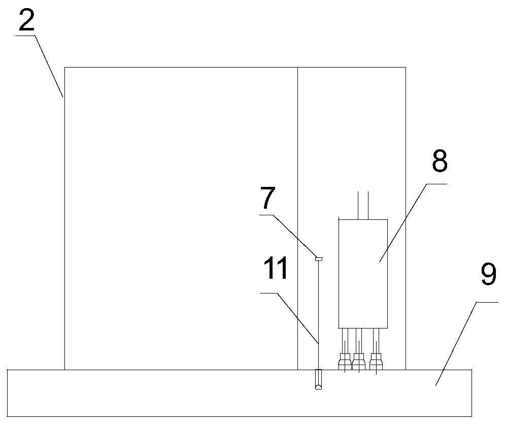 Temperature sensor tool applied to commodity inspection room and compressor winding temperature calibration method