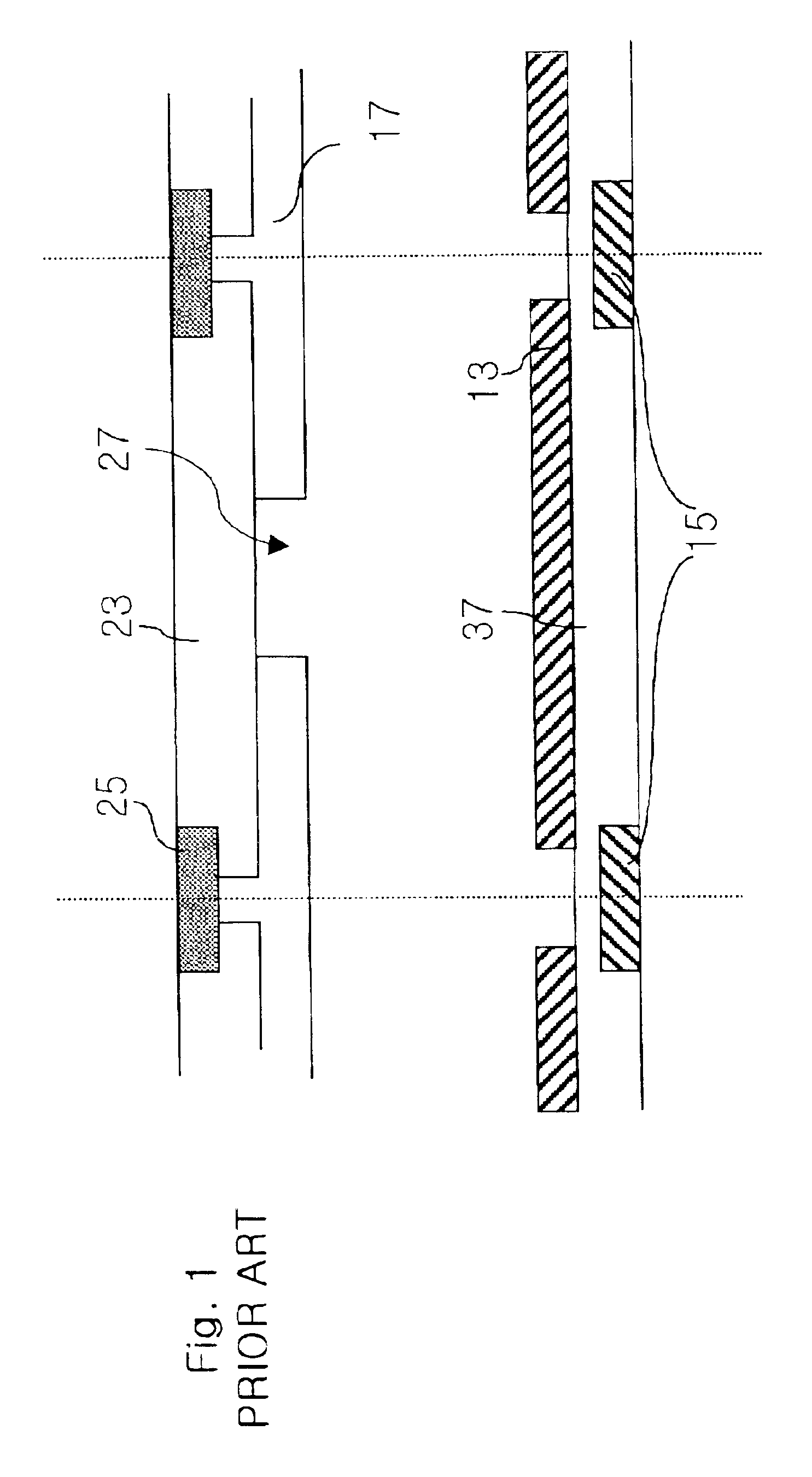 Multi-domain liquid crystal display device with particular dielectric structures
