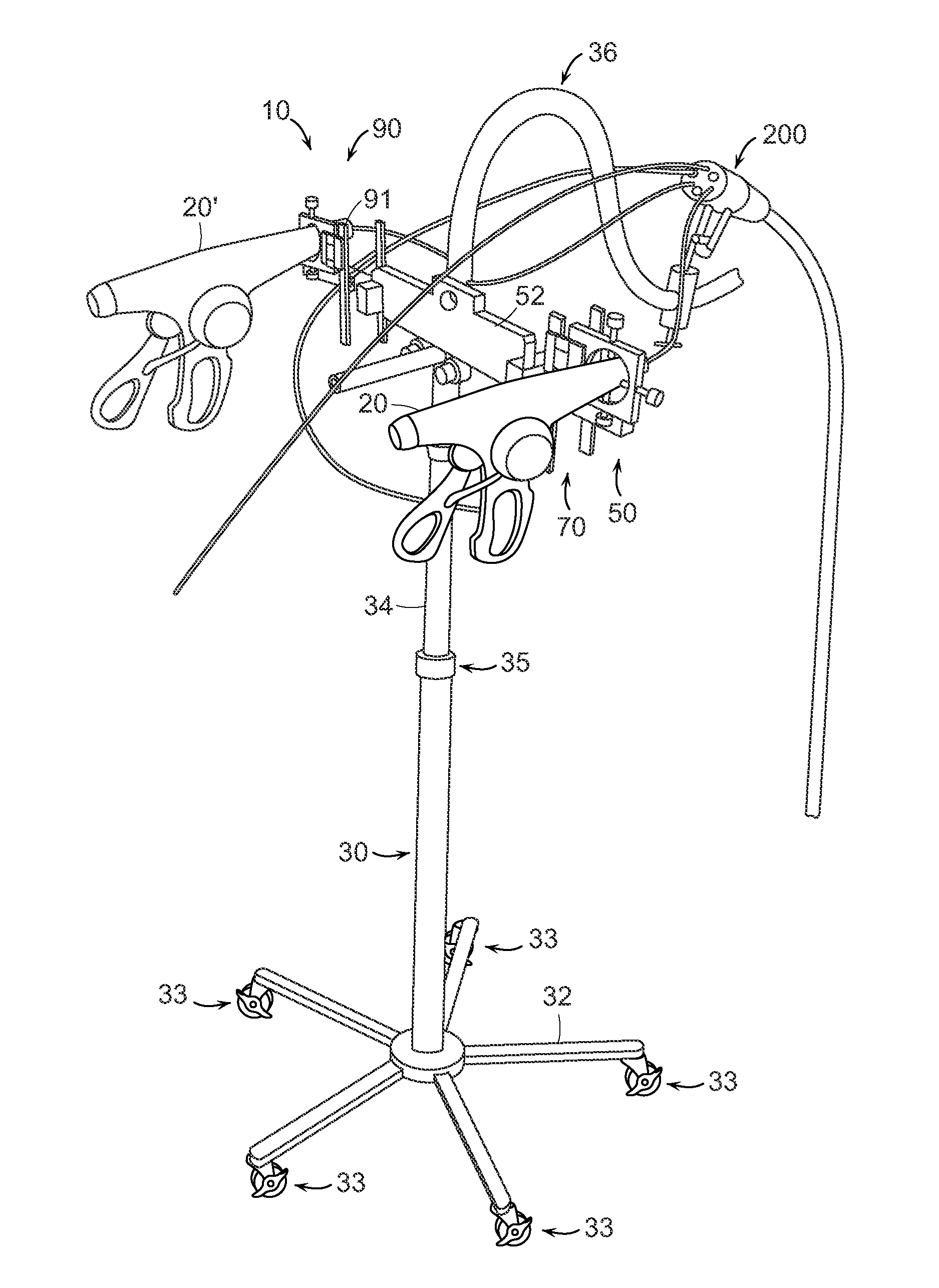 Interface systems for aiding clinicians in controlling and manipulating at least one endoscopic surgical instrument and a cable controlled guide tube system