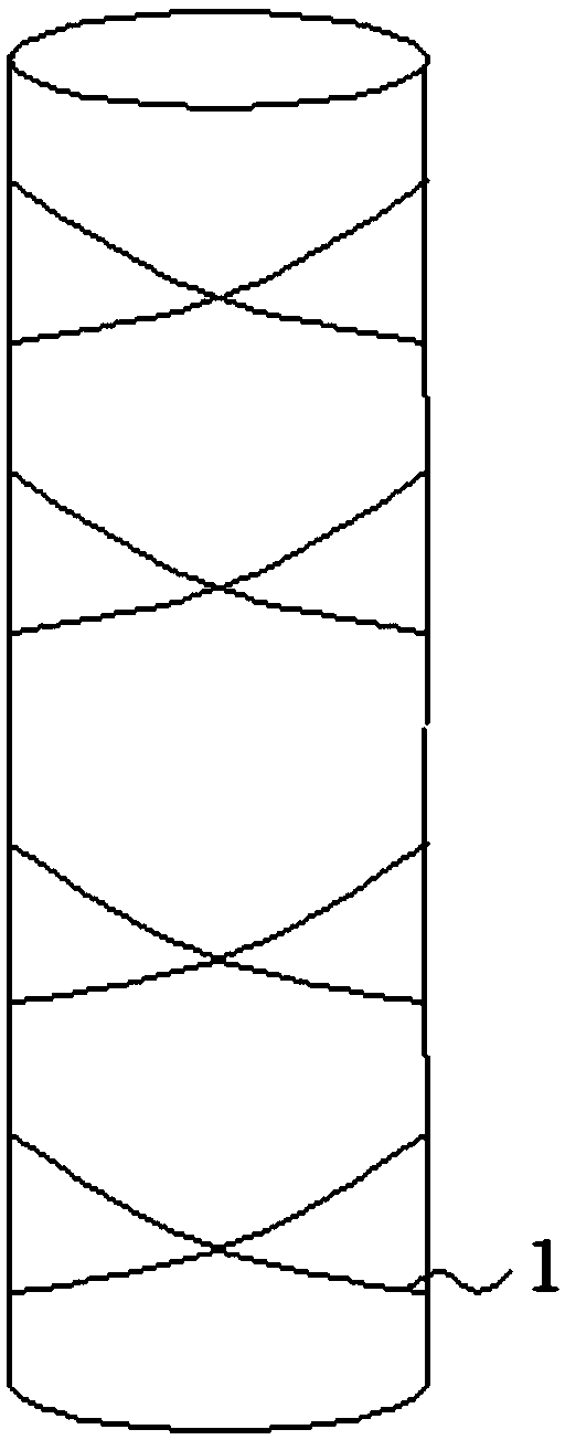 Processing method of modifying anisotropism of round bamboo by laser