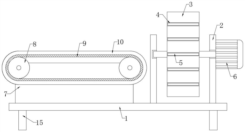 Automatic pressing and stacking forming device for spiral ribs