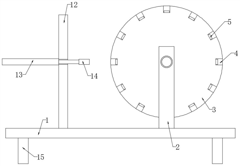 Automatic pressing and stacking forming device for spiral ribs