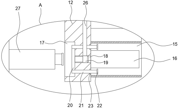 Stainless steel section bar cutting device