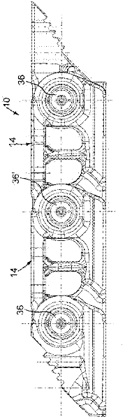 Track with rotating bushings for track-type vehicles with improved sliding bearing