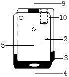 Short-distance branch terminal tightening and automatic locking strained tensioner