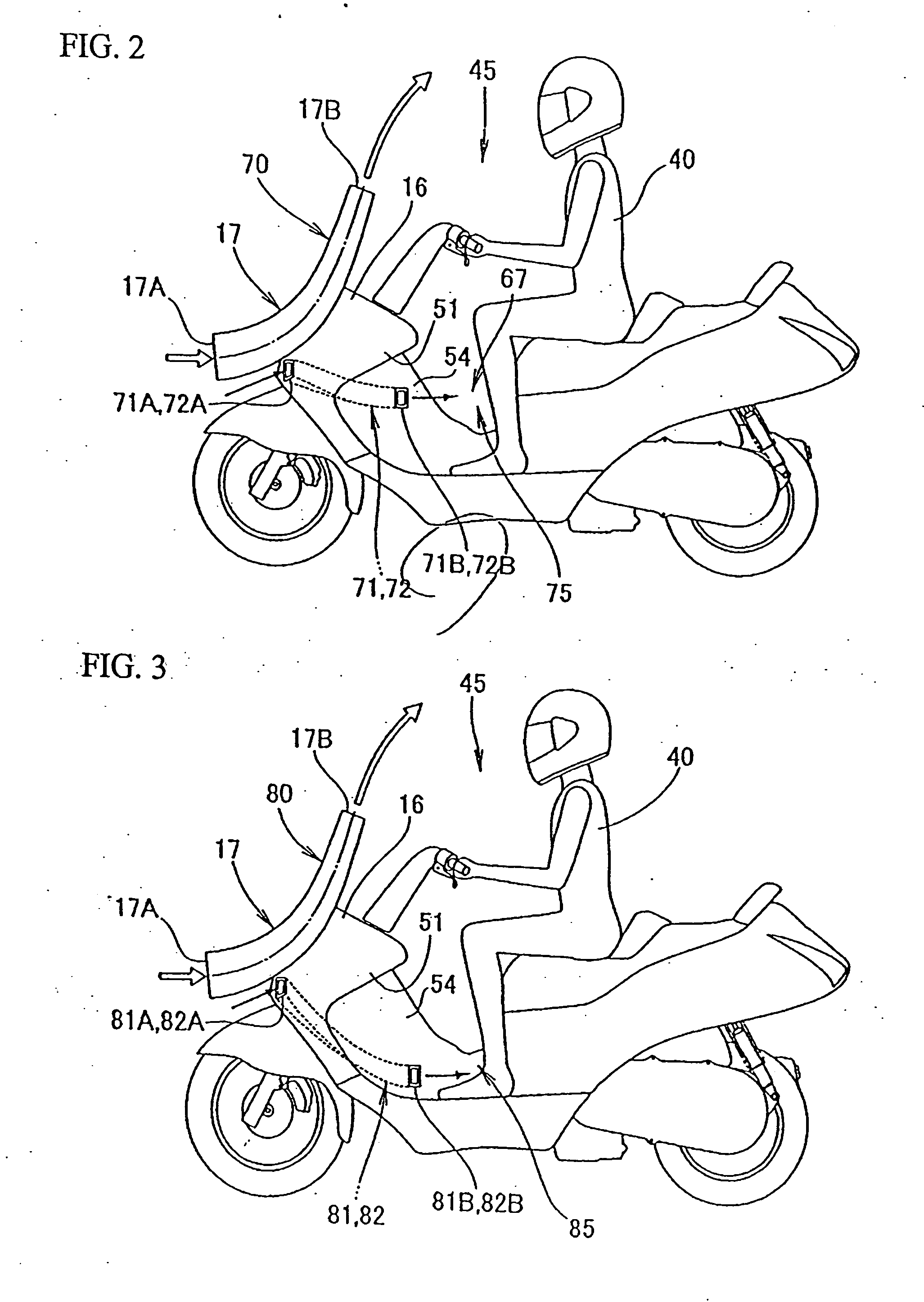Windshield system for a saddle-type vehicle